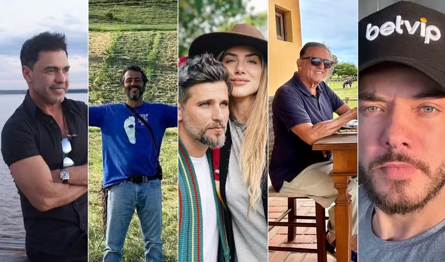 Zezé di Camargo, Bruno Gagliasso e Giovana Ewbank, Galvão Bueno: conheça as fazendas dos famosos