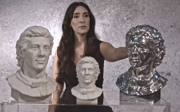 Sobrinha de Ayrton Senna prepara exposição com esculturas do piloto
