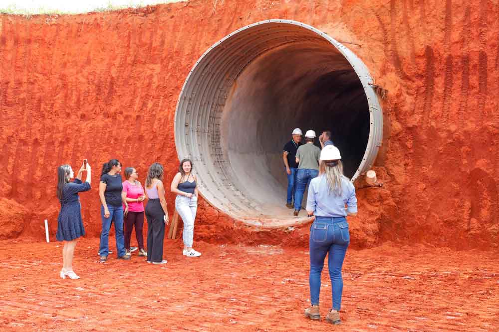 5 km de túneis escavados e mais de 2 km concretados, Drenar DF