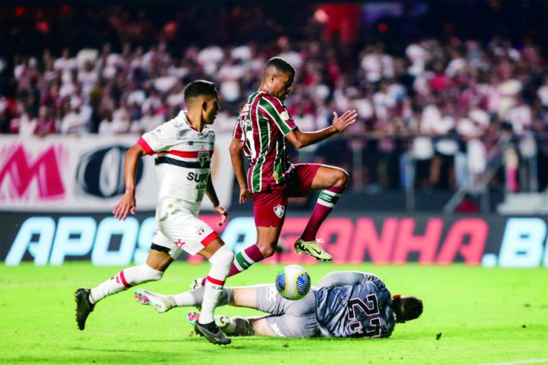 São Paulo vence o Fluminense em jogo pelo Brasileirão