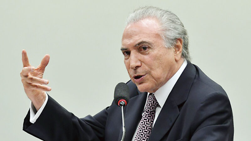 Temer minimiza tentativa de golpe: ‘Só é para valer quando as Forças Armadas estão dispostas’