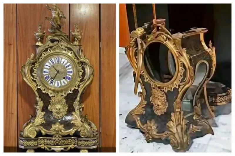 Relógio destruído no 8/1 é único no Brasil e exemplar semelhante está no Palácio de Versalhes