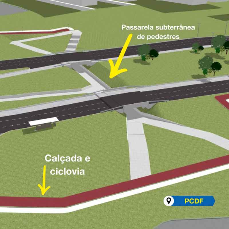 Acesso a vias da Octogonal e do Sudoeste será interditado a partir de sábado (15)