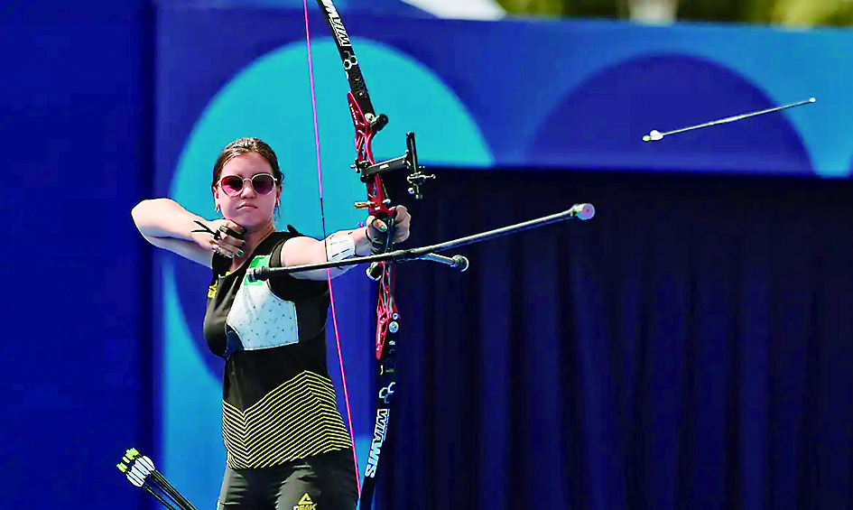 Ana Luíza Caetano e Marcus Vinicius D’Almeida vão às oitavas do individual