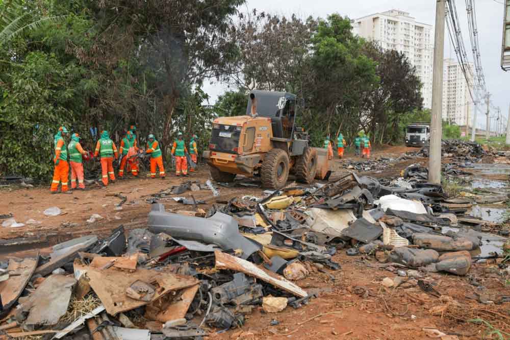 SLU: mais de 390 mil toneladas de entulho recolhidos em 2024