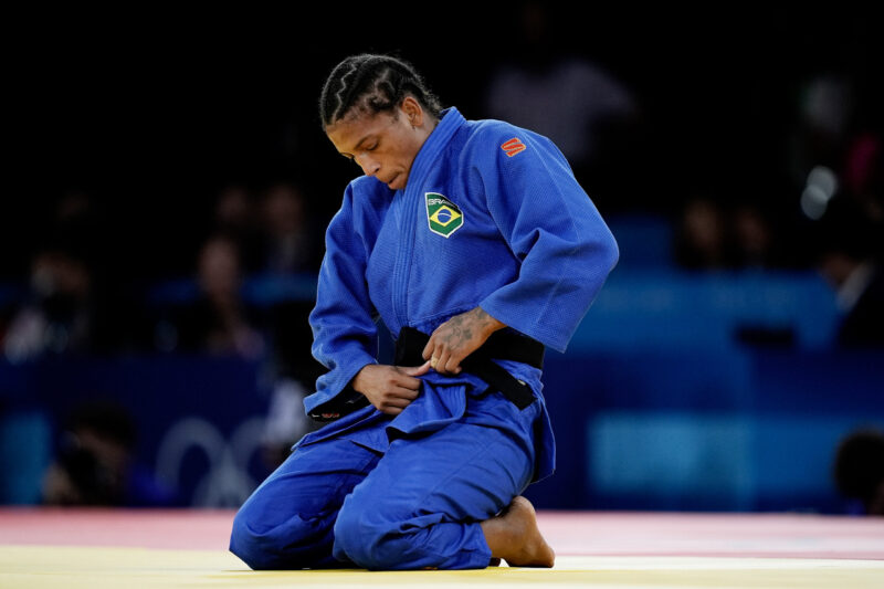 Judô do Brasil fecha o dia sem medalhas em Paris