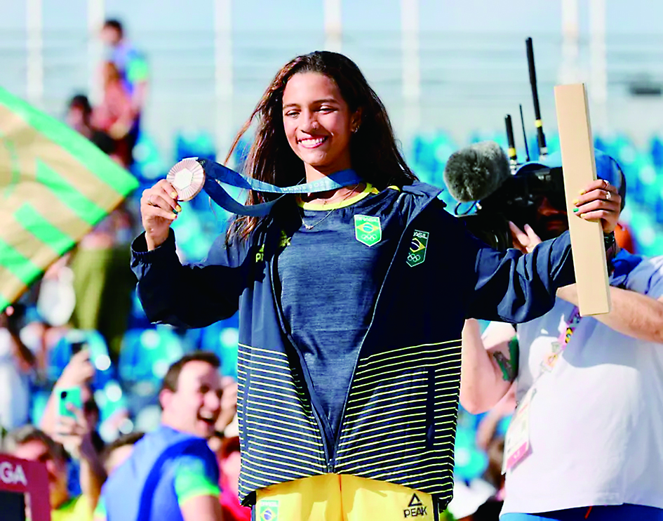 Rayssa Leal, a “Fadinha”fica com o bronze no skate