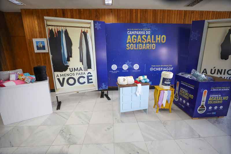 Campanha do Agasalho Solidário recebe doações até a próxima quarta (17)