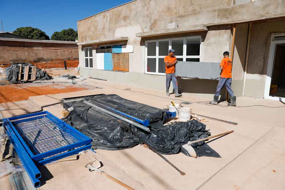 Nova unidade da Casa da Mulher Brasileira (CMB), em construção no Recanto das Emas 