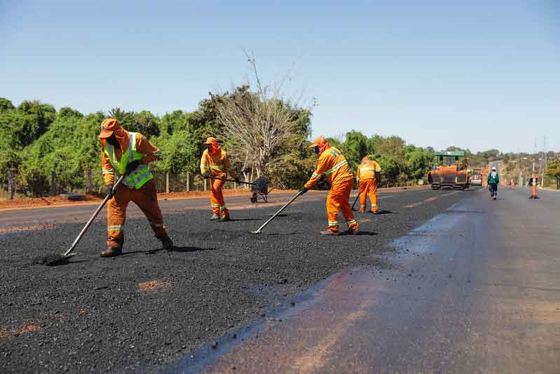 Obras de duplicação da rodovia DF-140 se concentram nos 5 km restantes