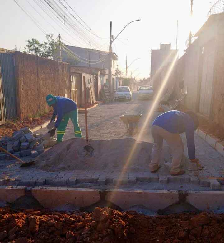 GDF Inicia pavimentação no Condomínio Pedra Verde do Sol Nascente