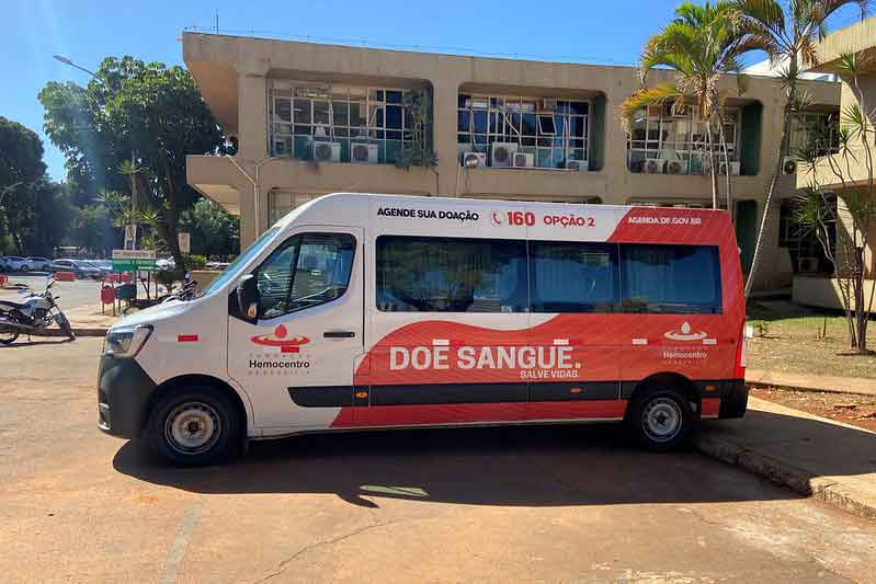 Hemocentro de Brasília oferece transporte gratuito a doadores de sangue 