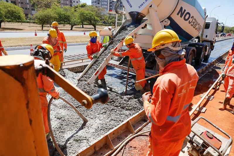 Faixas de rolamento no trecho 4 da Epig tem inicio à etapa de concretagem