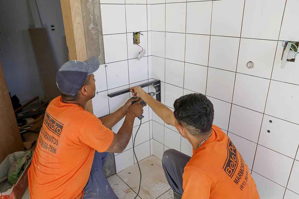 Casa da Mulher Brasileira: obras estão na fase de acabamento