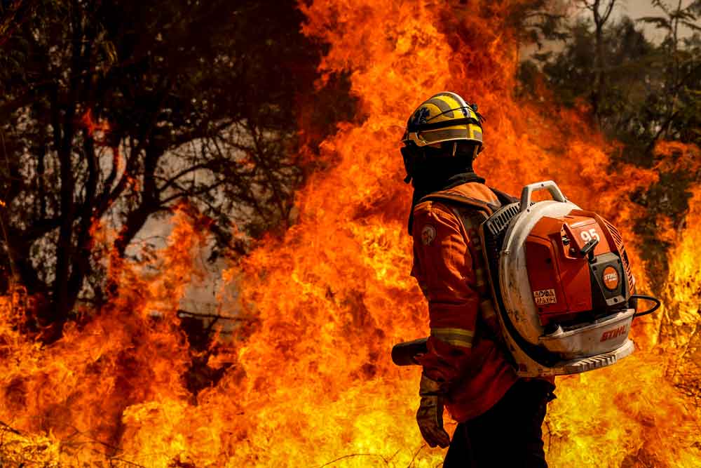 GDF reforça efetivo no combate ao incêndio no Parque Nacional de Brasília