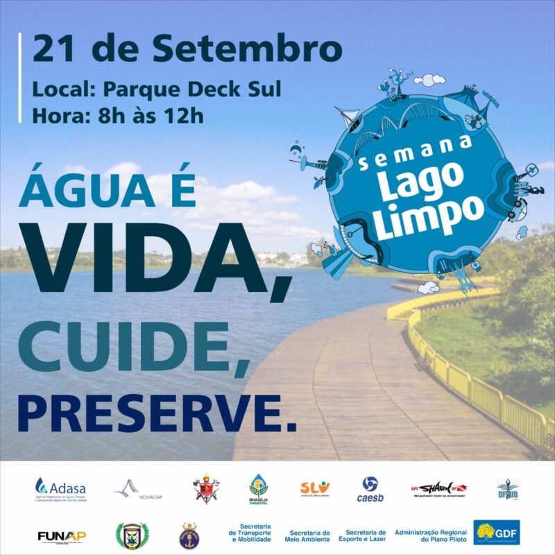 Com água limpa e própria para banho, Lago Paranoá é aliado no combate ao calor