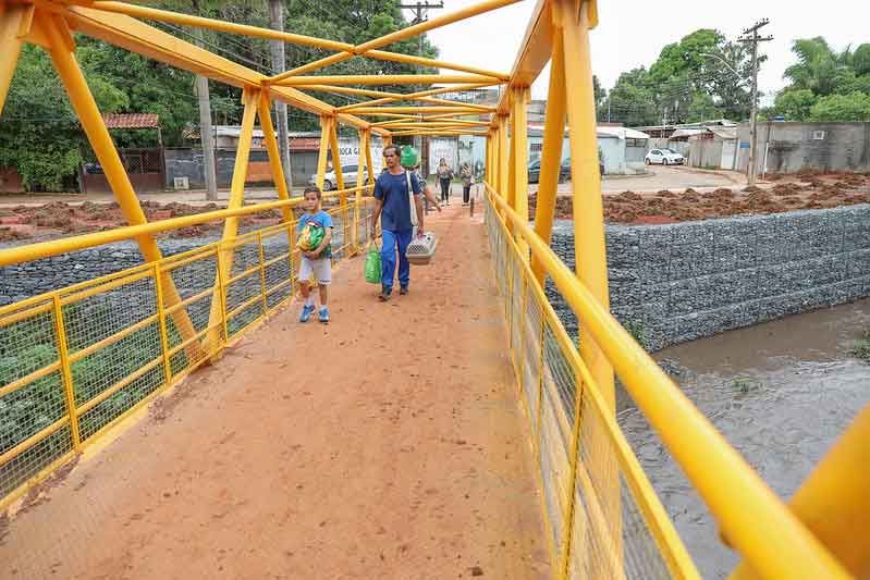 GDF reforça estrutura de pontes de acesso à Vila Cauhy