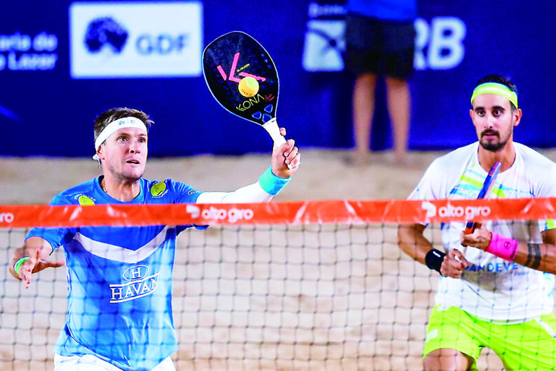 Dupla número 1 do mundo elogia ITF Beach Tennis Finals em Brasília