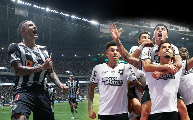 O que está por trás do preto e branco dos uniformes de Botafogo e Atlético-MG