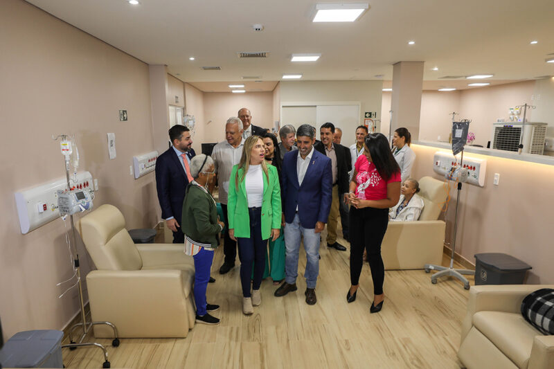 Governadora em exercício Celina Leão entrega Centro de Infusão do Hospital de Base