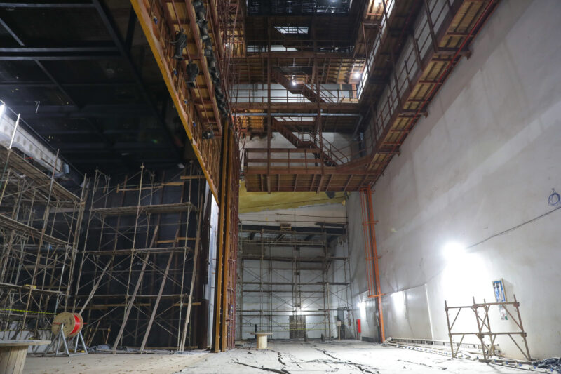 Primeira etapa da obra do Teatro Nacional renova instalações de infraestrutura do espaço