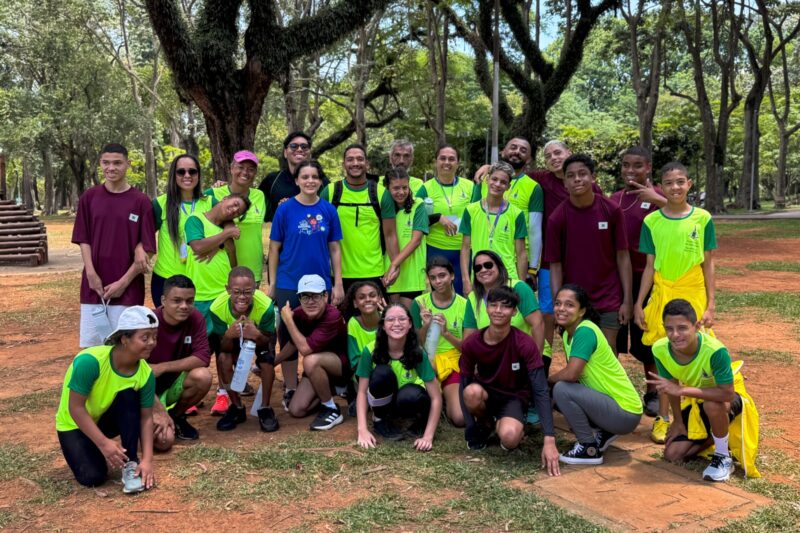 Atletismo paralímpico do DF treina no Parque Ibirapuera