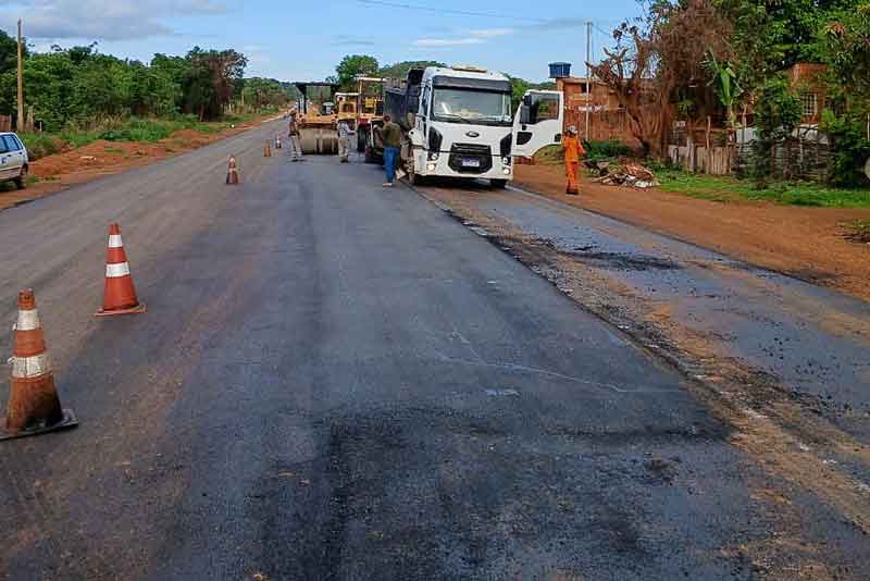 Trajeto que liga a área rural do Gama ao Santo Antônio do Descoberto (GO), passa por  transformação