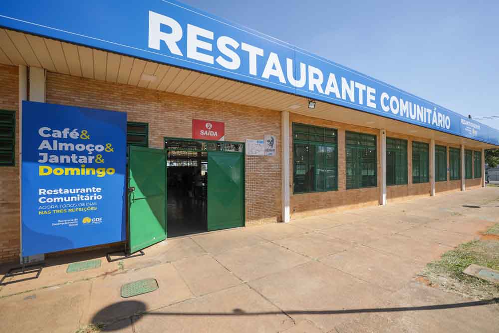 Restaurante Comunitário do Paranoá passa a oferecer jantar a partir desta segunda (11)