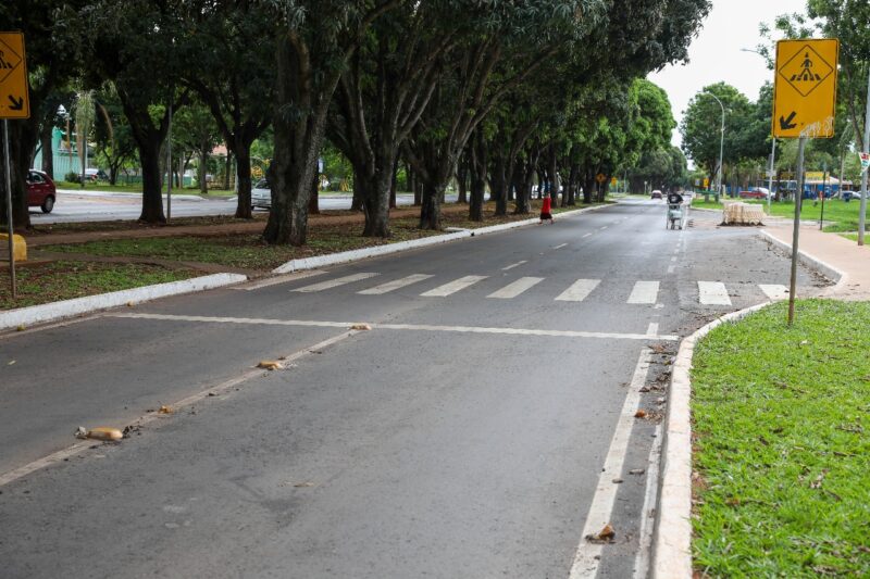 Reformada, Avenida das Mangueiras, no Cruzeiro, ganha faixas de pedestre