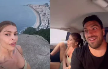 Galã italiano faz tour com Grazi Massafera pelo Rio e levanta rumores de affair