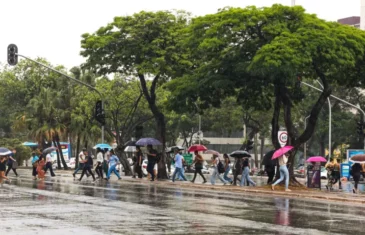 Inmet alerta para chuvas em grande parte do país