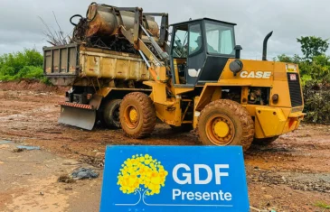 GDF Presente retirou mais de 155 mil toneladas de entulhos nas regiões administrativas