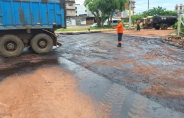 QNP 28 do Setor P Sul, em Ceilândia, passa por recapeamento asfáltico