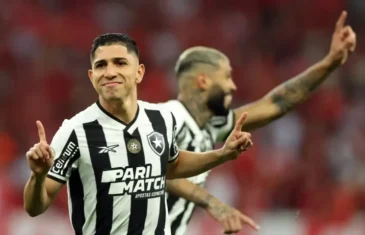 Botafogo derrota Inter e joga por um empate para ser campeão domingo