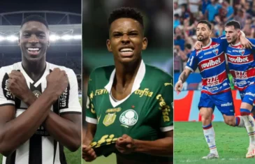 Vale título! Veja o calendário de Botafogo, Palmeiras e Fortaleza nesta reta final de Brasileirão