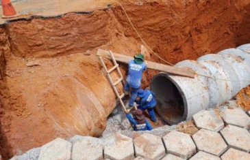 Parque Ecológico do Riacho Fundo recebe obras de drenagem pluvial