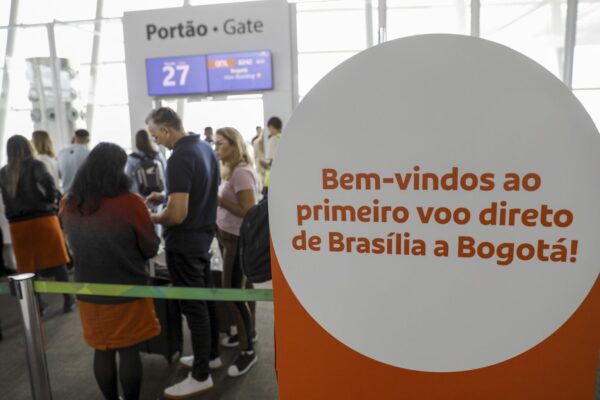 Brasília inaugura voo direto para Bogotá e se consolida como um dos maiores hubs do país