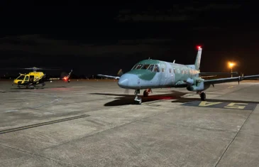 Mais um coração chega ao ICTDF no Sentinela, aeronave do Detran-DF