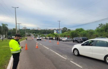 Por direção sob efeito de álcool, 114 condutores foram autuados no fim de semana