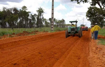 Obras na DF-020, em Planaltina, entram na fase de terraplanagem