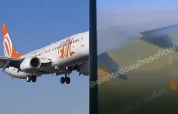 Vídeo mostra momento em que avião da Gol colide com pássaro; veja