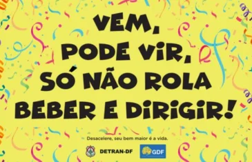 Campanha educativa do Detran reforça mensagem que direção e bebida alcoólica não combinam