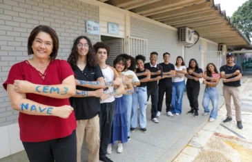 Projeto do CEM 3 de Taguatinga impulsiona alunos a passar no vestibular