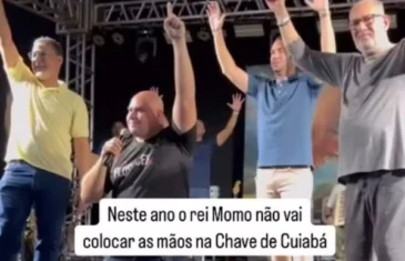 Abílio Brunini se recusa a dar as chaves de Cuiabá a Rei Momo: ‘Entreguei nas mãos do nosso Senhor Deus’