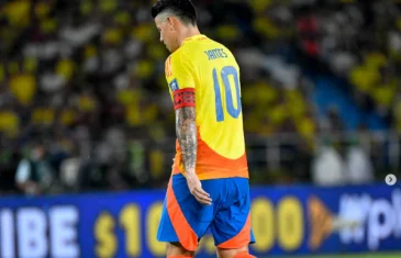 James Rodríguez se irrita com arbitragem de Brasil x Colômbia: ‘Apitou a favor deles’