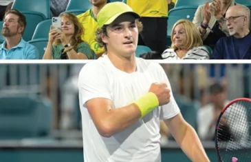 João Fonseca luta, mas cai para Alex de Minaur em três sets e dá adeus em Miami