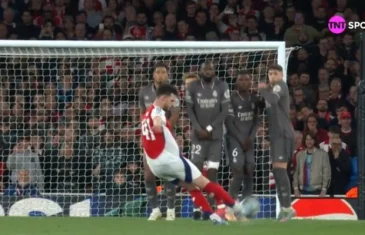 Rice marca dois primeiros gols de falta da carreira contra Real Madrid, pela Champions League