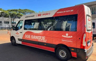 Hemocentro promove coleta de sangue em Planaltina nesta quinta