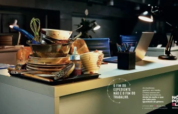 Campanha chama atenção para a desigualdade de gênero nas tarefas domésticas