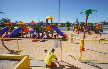 GDF entrega três novos parques infantis à população de Brazlândia